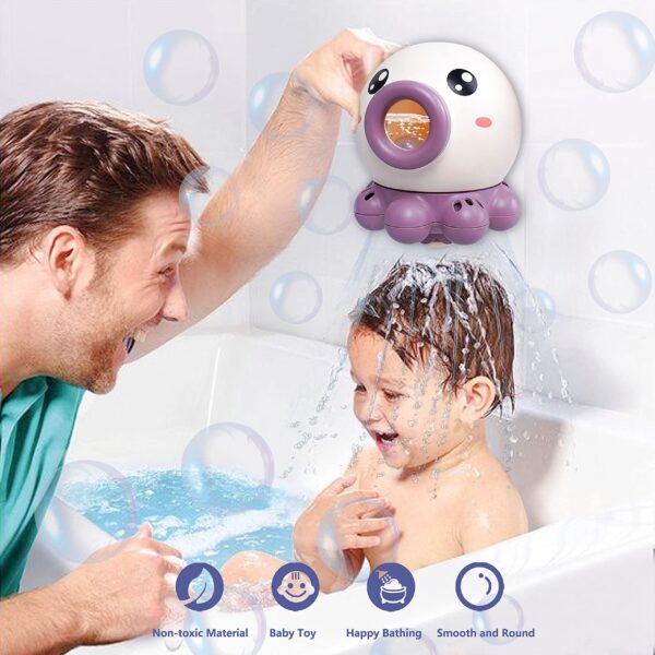 Octopus Fountain Bath Toy Water Jet Rotating Shower Bathroom Toy Summer Water Toys Sprinkler Beach Toys Kids Water Toys - Image 10