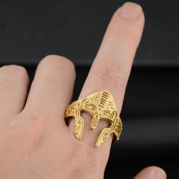 New Personality Warrior Mask Ring Fashion - Image 4