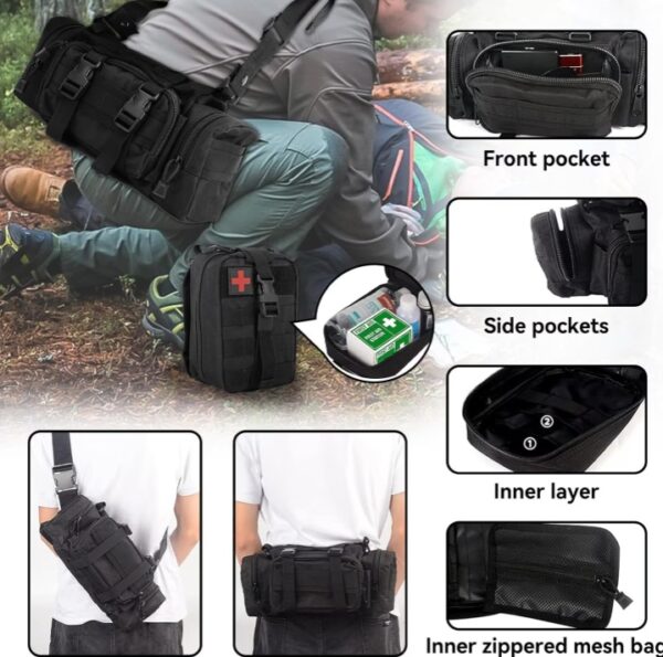 Universal Tactical Car Seat Back Molle Panel Organizer - Image 5