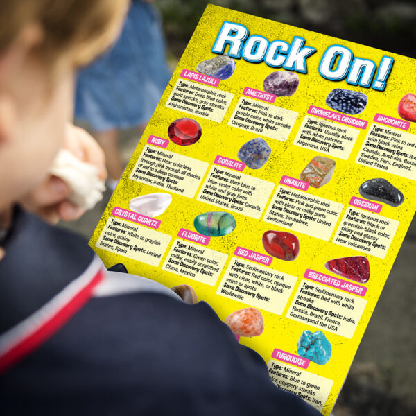 Rock For Kids 36 Pcs Rocks With Learning Guide, Gemstones  Crystals Kit Mineral Education Set Geology Science Toys Educational Gifts For Boys Girls Age  Above 6 Year Old - Image 6