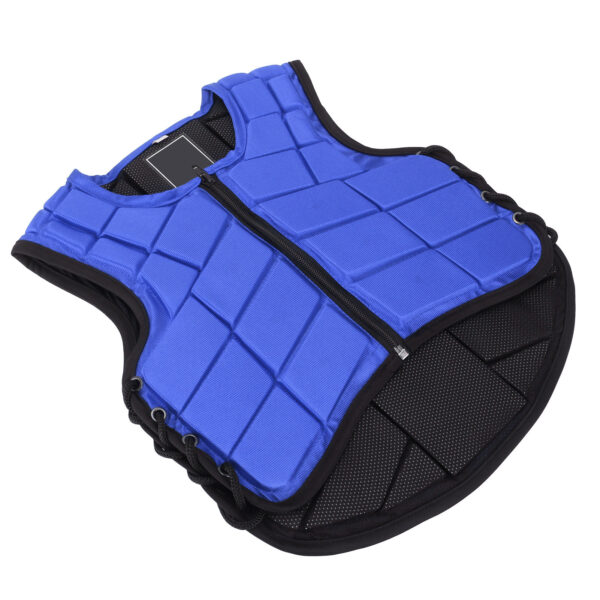 Kids Equestrian Vest Foam Padded Safety Horse Riding Protective Gear Body Protector BlueCM - Image 2